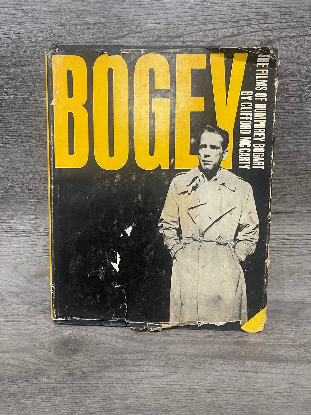 Bogey Films of Humphrey Bogart Clifford McCarty 1965 Movie Book Club HC DJ